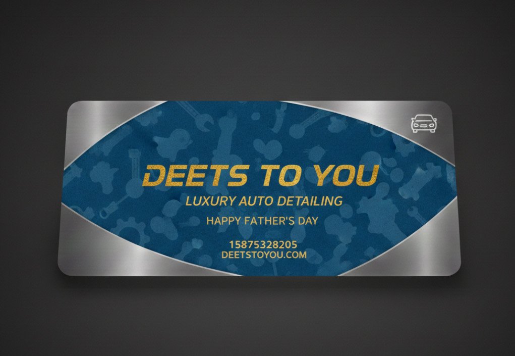 Fathers day gift card
